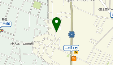 SANパーク朝霞三原1の地図画像