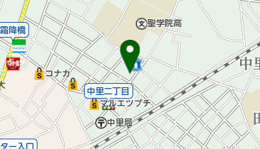 SANパーク中里1の地図画像