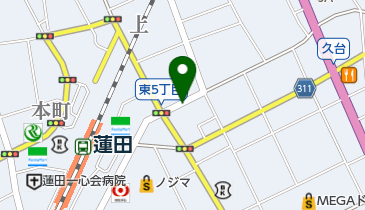 SANパーク蓮田1の地図画像