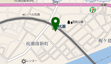 デイリーカナートイズミヤ杭瀬店駐車場の地図画像