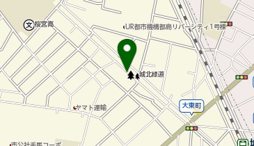 大東町2丁目コインパーキングの地図画像