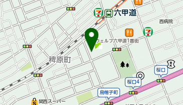 Park1st.ウェルブ六甲道1番街の地図画像