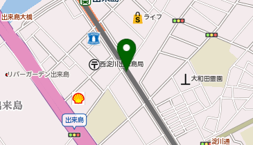出来島第2コインパーキングの地図画像