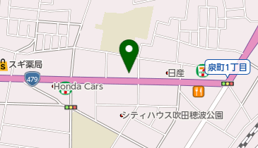 Hi-Park吹田市泉町の地図画像