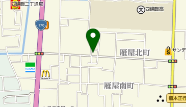 雁屋北町コインパーキングの地図画像