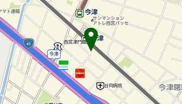 エキーマ今津駐車場の地図画像