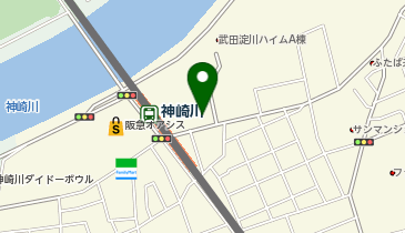 Hi-Park神崎川駅前の地図画像