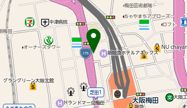 Park1st.阪急北野の地図画像