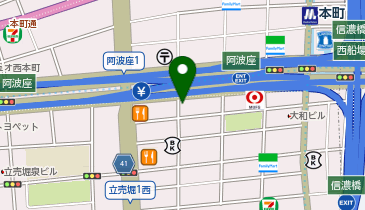 Hi-Park阿波座1丁目の地図画像
