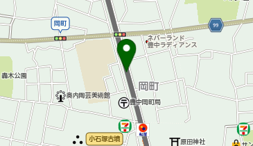 Park1st.阪急岡町の地図画像