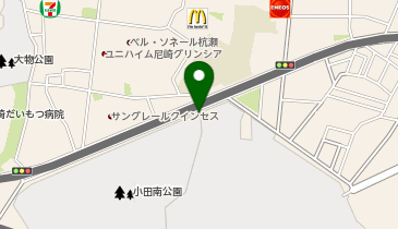 Hi-Park小田南公園P1(東)の地図画像
