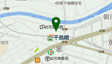 マックスバリュエクスプレス千鳥橋店コインパーキングの地図画像