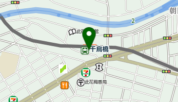 千鳥橋駅前コインパーキングの地図画像