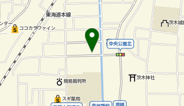 茨木税務署前コインパーキングの地図画像