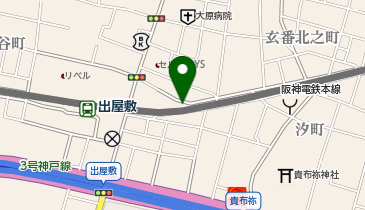 出屋敷パーキングの地図画像