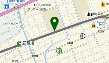 石屋川駅東コインパーキングの地図画像