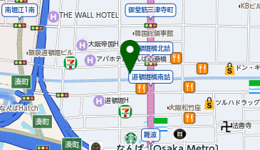 【予約制】特P 《ハイルーフ》御堂筋カーピットの地図画像