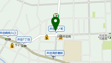 【予約制】特P 井田中ノ町9-25駐車場の地図画像