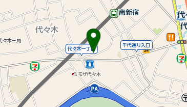 【予約制】特P 《軽自動車》代々木1-47-7駐車場の地図画像