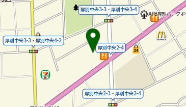 【予約制】特P 厚別中央3条3丁目17-27駐車場の地図画像