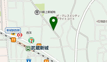 【予約制】特P 上新城2丁目駐車場の地図画像