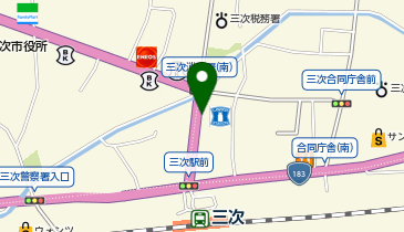 【予約制】特P ≪軽自動車≫クレールモリトー三次駅前ネット予約駐車場の地図画像
