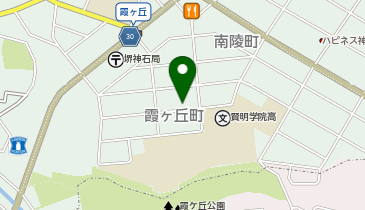 【予約制】特P 霞ケ丘町3-4-15駐車場の地図画像