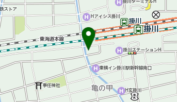 【予約制】特P 亀の甲1丁目駐車場No.1の地図画像