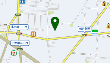 【予約制】特P 【右側】北原町1-26-3駐車場の地図画像