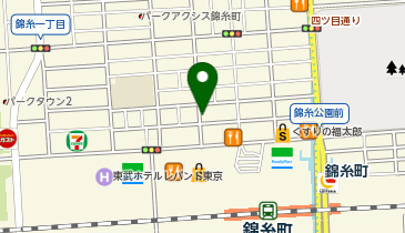 【予約制】特P 《バイク専用》SANパーク墨田錦糸1の地図画像