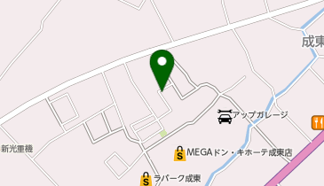 【予約制】特P 成東1786-76駐車場の地図画像