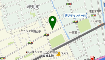 【予約制】特P 深江北町1丁目8ー8駐車場の地図画像