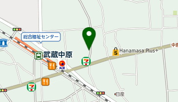 【予約制】特P 上小田中6-23-31駐車場の地図画像