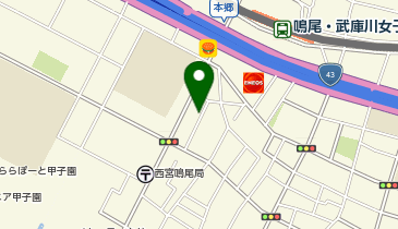 【予約制】特P 《軽・コンパクトカー専用》鳴尾町3-17-7駐車場の地図画像