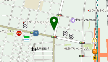 【予約制】特P 玉子湯福島駅前駐車場の地図画像
