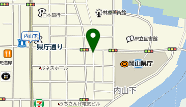 【予約制】特P 【1番】内山下2-1-3駐車場の地図画像