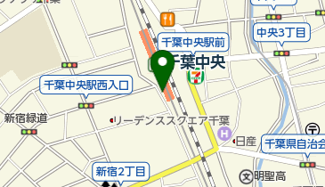 千葉京成パーキング 高架下フラップ式駐車場の地図画像