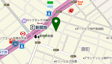 【時間貸し駐車場 神戸市兵庫区湊町】パークマンシンエイ湊町の地図画像