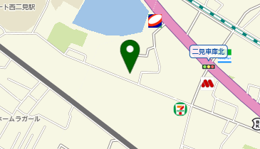 【時間貸し駐車場 明石市二見町東二見】P-CLUB明石東二見の地図画像