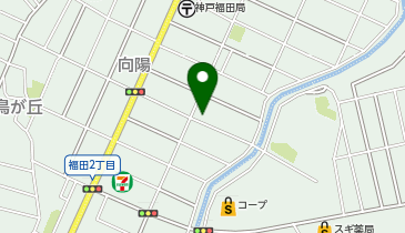 【時間貸し駐車場 垂水区福田】P-CLUB垂水福田の地図画像