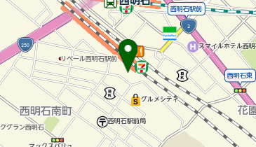 【時間貸し駐車場 明石市西明石南町】P-CLUB西明石駅前の地図画像