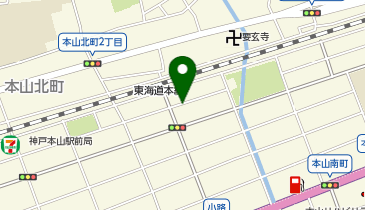 【時間貸駐車場 神戸市東灘区本山中町】P-CLUB本山中町3丁目の地図画像