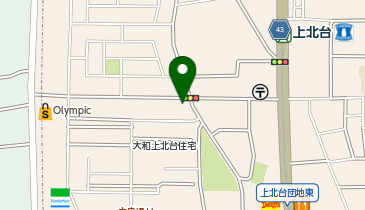 TOBU PARK大和上北台住宅駐車場の地図画像