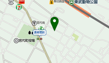 TOBU PARK東武動物公園駅西口第2駐車場の地図画像