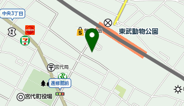 TOBU PARK東武動物公園駅西口駅前駐車場の地図画像