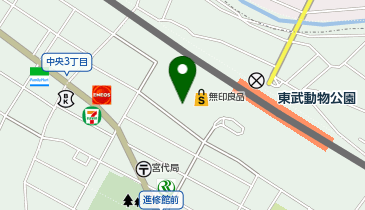 TOBU PARK東武動物公園駅西口店舗駐車場の地図画像
