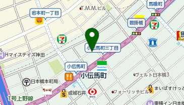 TOBU PARK日本橋小伝馬町駐車場の地図画像
