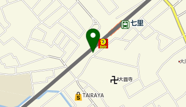 TOBU PARK七里駅南口駐車場の地図画像