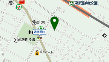TOBU PARK東武動物公園駅西口第2駐車場の地図画像
