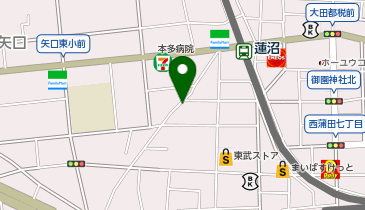 エコロパーク 東矢口第2の地図画像